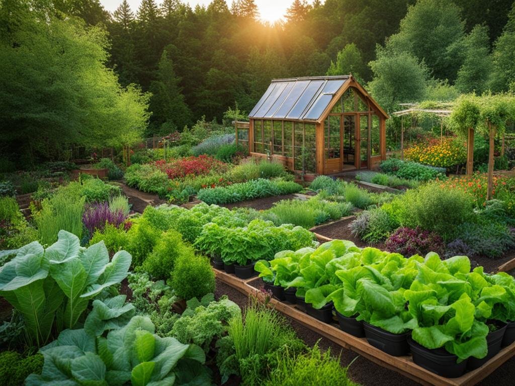 Permaculture principles in organic gardening